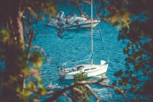 boats on lake taoe